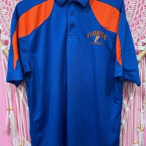 Florida Gators J. America Blue and Orange Polo Shirt